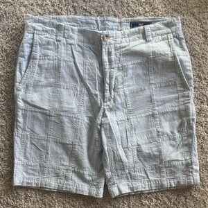 Vineyard Vines Men's Light Gray Checkered Shorts